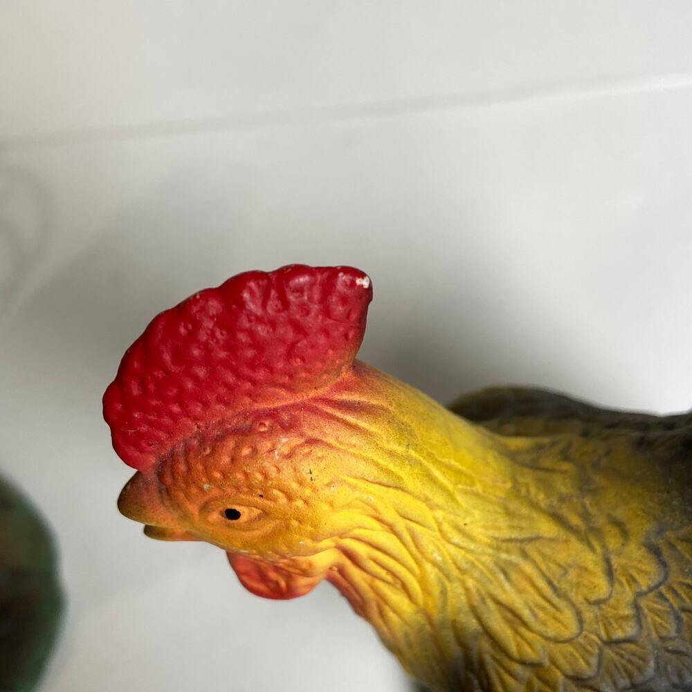 Salt and Pepper Shaker Decor Chicken Rooster Vintage - Picture 7 of 7